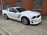 2008 Ford Roush Mustang Coupe. Produces 435 Hp/400lb-ft. White face gauge c