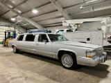 1990 Cadillac Brougham Limousine. Sold as part of the Robert Metzgar Collec