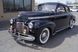 1941 Chevrolet Business Coupe. 6 cyl, 3 speed. Dual exhaust. Same owner las