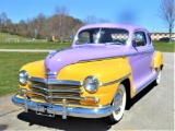 Professionally restored 1948 Plymouth Business Coupe done in hi-quality Pur