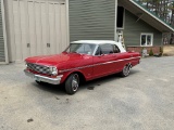 1963 Chevrolet Nova 400 Convertible. Six cylinder three speed standard colu