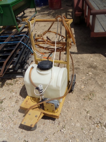 12 Volt Sprayer on Cart