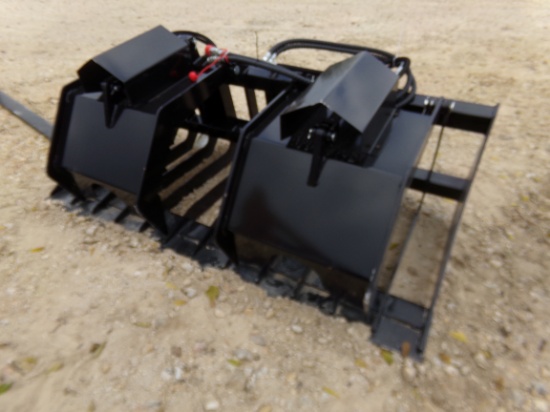 NEW 72" Skeleton Grapple * skid steer connection