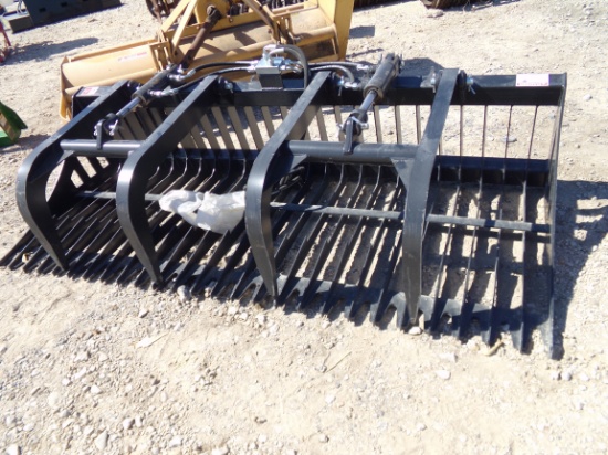NEW 84" Skeleton Grapple * skid steer connection