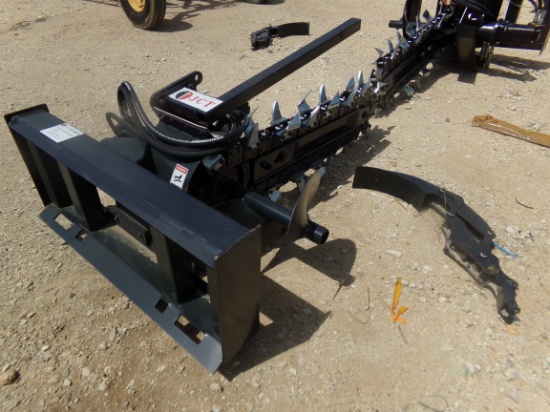 NEW 72" Trencher * skid steer connection