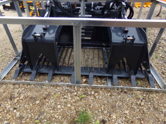 NEW 72" Skeleton Grapple * skid steer connection
