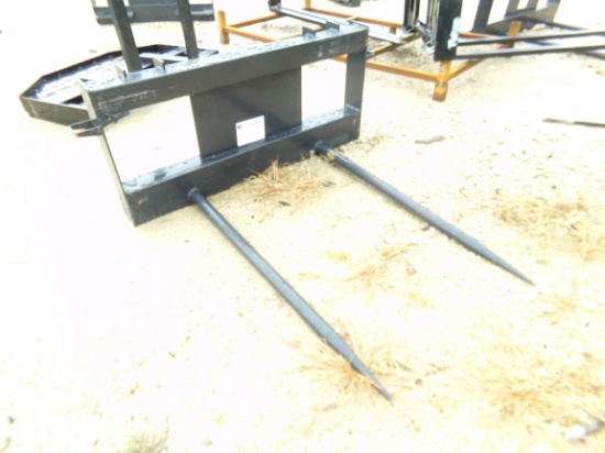 NEW Hay Fork * skid steer connection