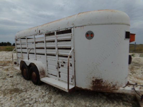 6' X 16 Stock Trailer - TITLED