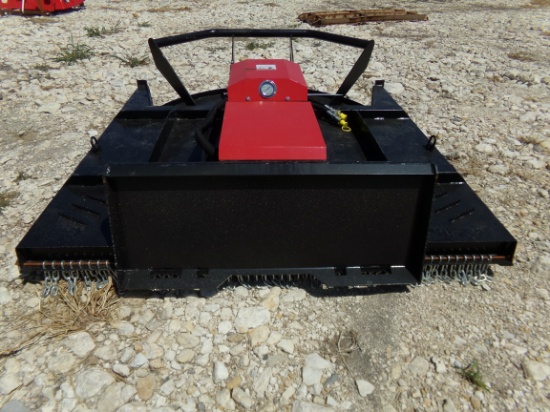 NEW 72" Brush Cutter * skid steer connection