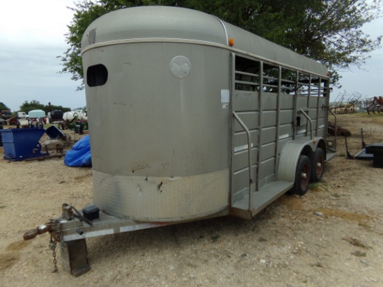 6' X 16 Stock Trailer - TITLED
