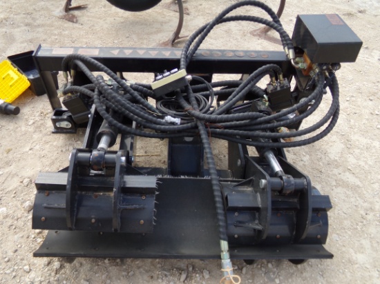 NEW Post Grabber / Rotator * skid steer connection