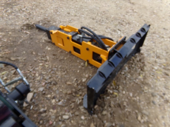 NEW Hydraulic Concrete Breaker * skid steer connection