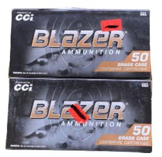 2 Boxes of Blazers 45 ACP, Brass