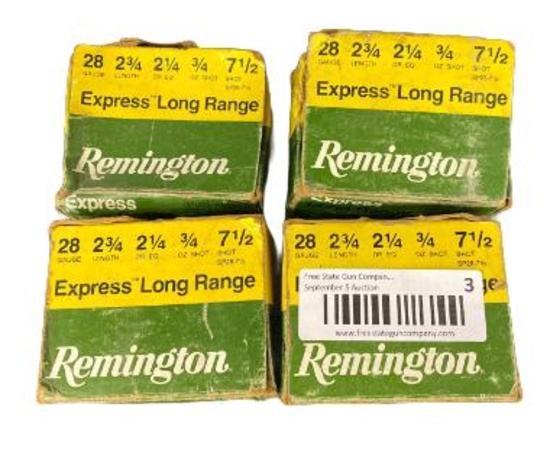 Remington 2 3/4 inch 28 Gauge 7 1/2 Shot