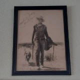 Sheriff with dog Wall Decor
