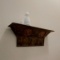 Purse/hat rack with 4 hooks