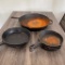 Assorted Cast Iron Pans