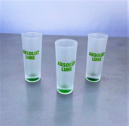 Frosted shot absolut lime