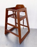 Stackable High Wood Chair