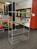 36x18x72 in wire shelving