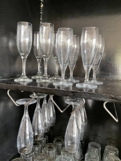 Glass goblets for campaign