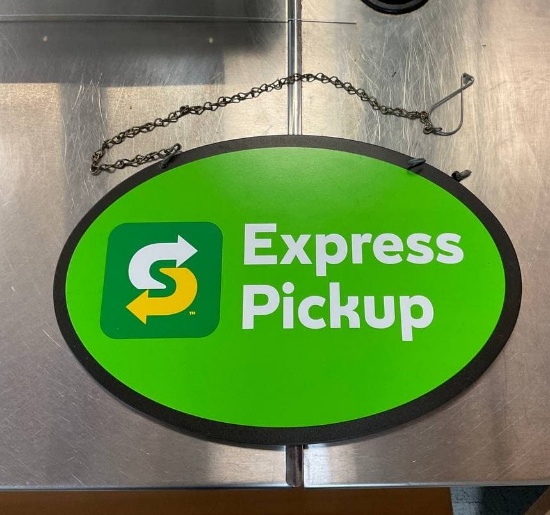 "Express Pickup" Sign