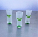 Frosted shot absolut line