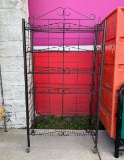 Shelf tier metal on casters.