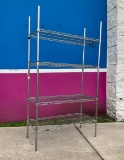 Bright silver shelf