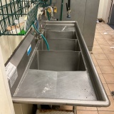 Stainless Steel 3 compartment sink 
