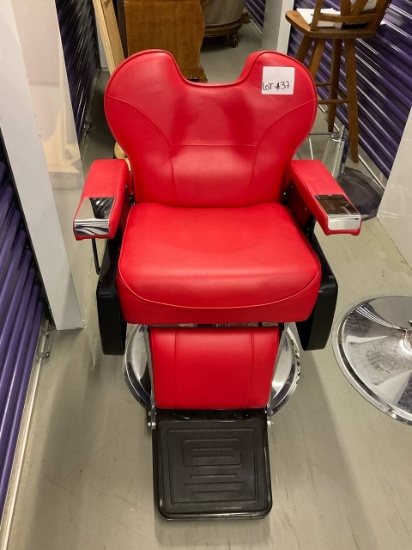 Red Barber Chair