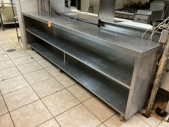 Stainless Steel Dish Cabinet with Fixed Mid Shelf