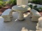 Concrete Table and chairs