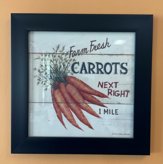 Carrots wall decor