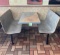 Rectangular chairs and tables