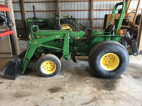 '84 John Deere 750 Compact Tractor with Loader