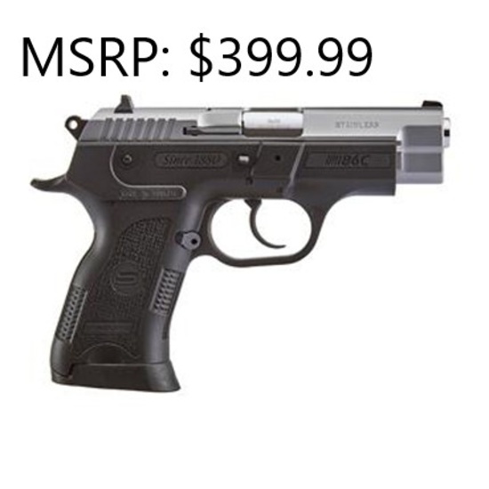 SAR BSCST 9MM Compact 3.8" Black Pistol