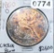 1860-O Seated LIberty Dollar CHOICE BU+