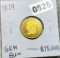 1829 $2.50 Gold Quarter Eagle GEM BU++