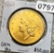 1861 $20 Gold Double Eagle GEM BU