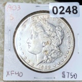 1903-S Mogan Silver Dollar XF40