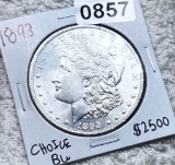 1893 Morgan Silver Dollar CHOICE BU
