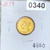 1879 $2.50 Gold Quarter Eagle UNCIRCULATED