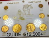 United States Gold Type Set UNCIRCULATED