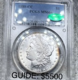 1881-CC Morgan Silver Dollar PCGS - MS66+ CAC