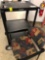 Luxor 3 shelved cart & chair