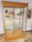 Wooden/ glass display cabinet