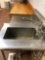 Wooden food prep counter w/ stainless sink 119.5?x 31?