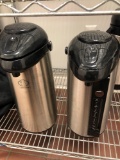 2 service ideas large coffee dispensers ( 1 has small dent)