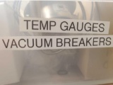 Marked temp gauge vacuum breakers